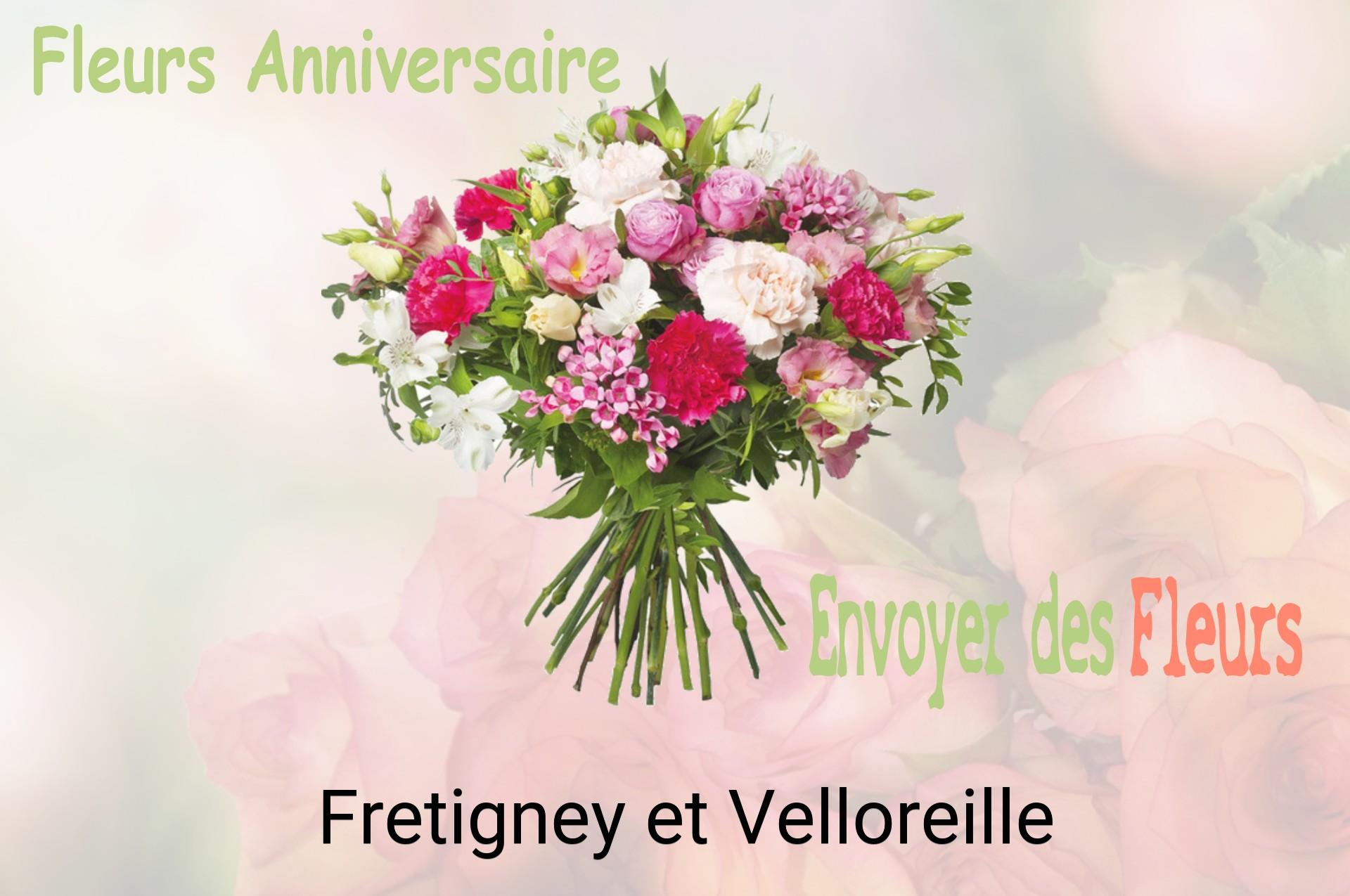 Bouquet de fleurs d’anniversaire livré à Fretigney-et-Velloreille