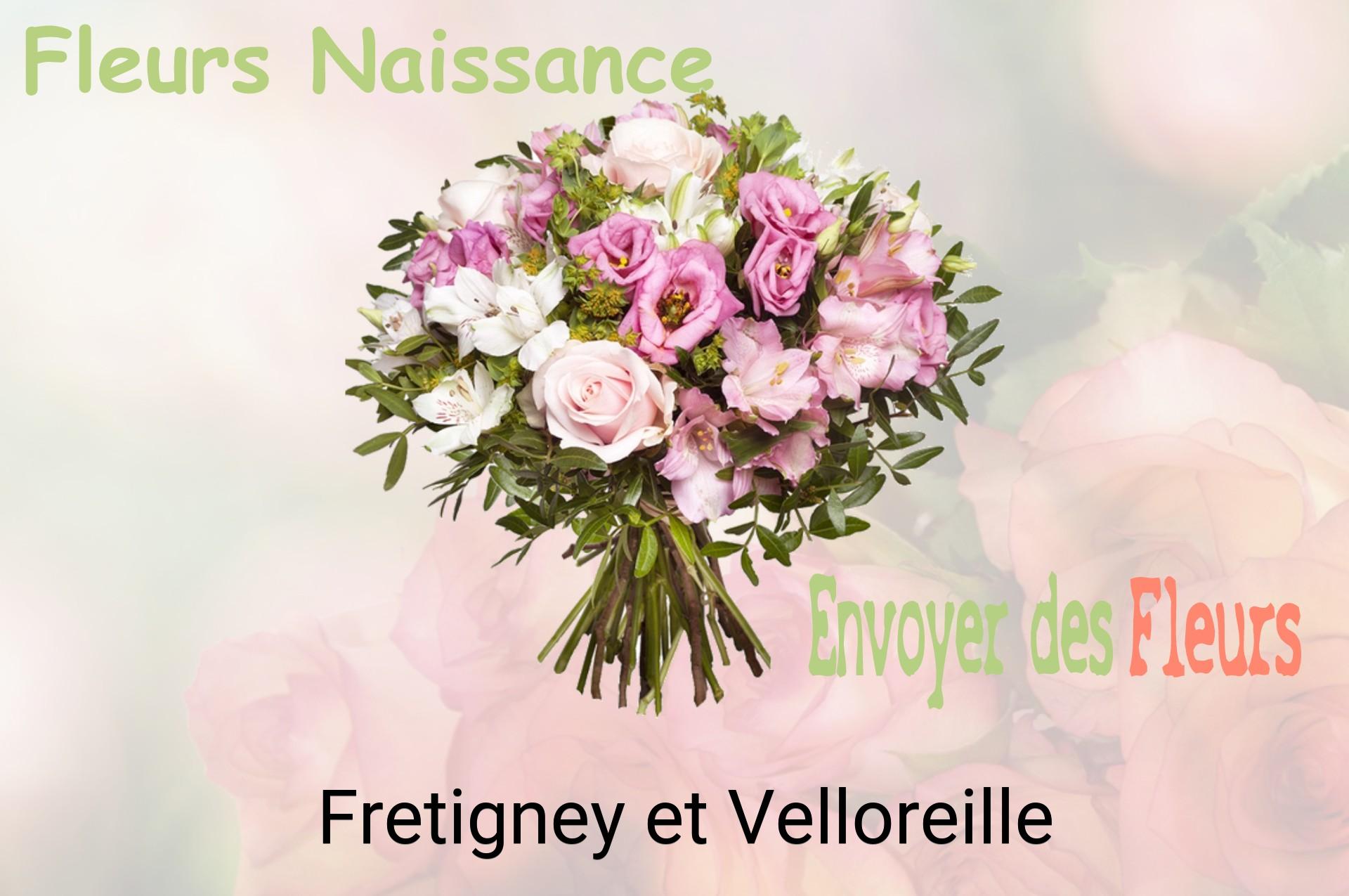 Bouquet de fleurs de naissance livré à Fretigney-et-Velloreille