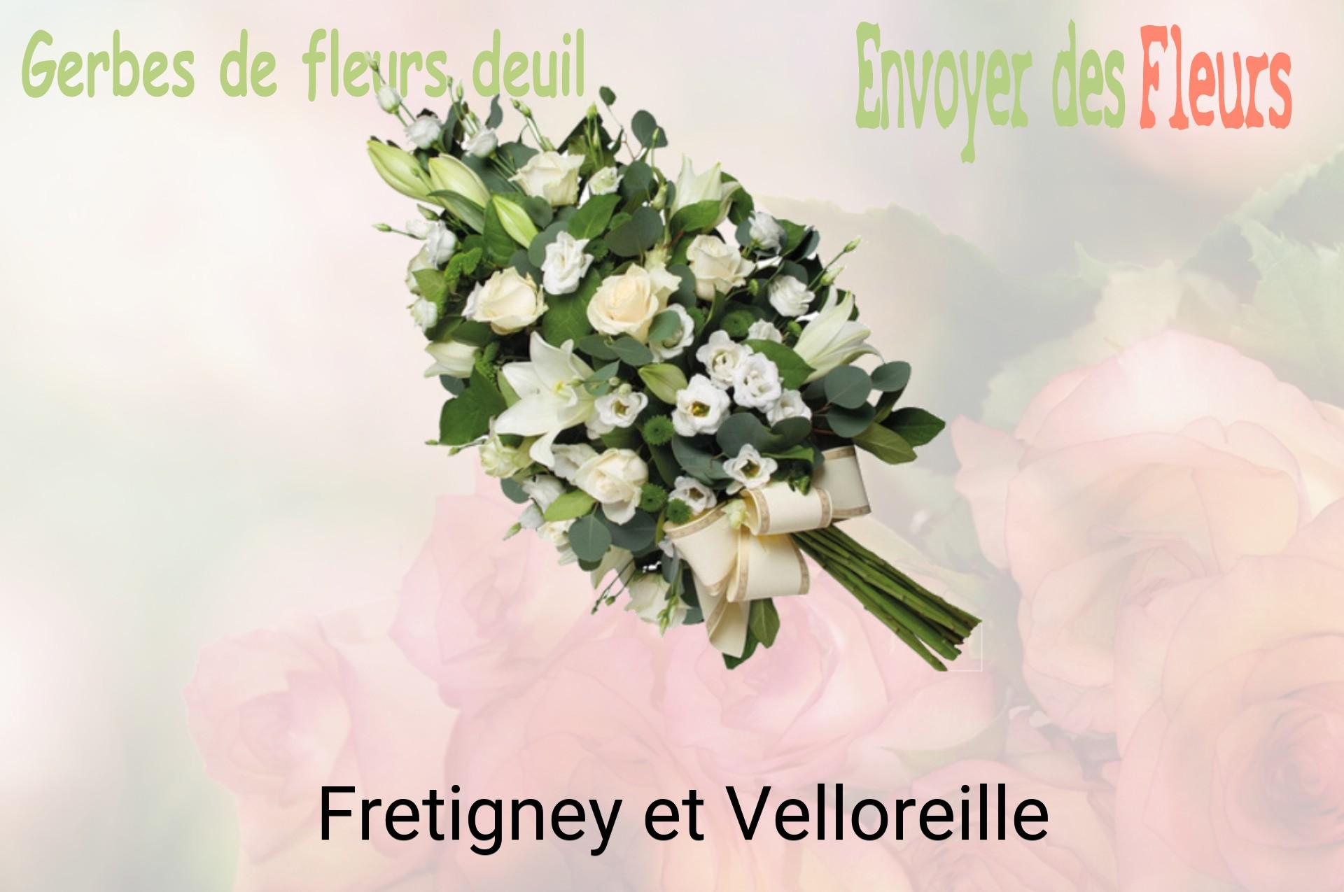 Gerbe de fleurs de deuil livrée à Fretigney-et-Velloreille